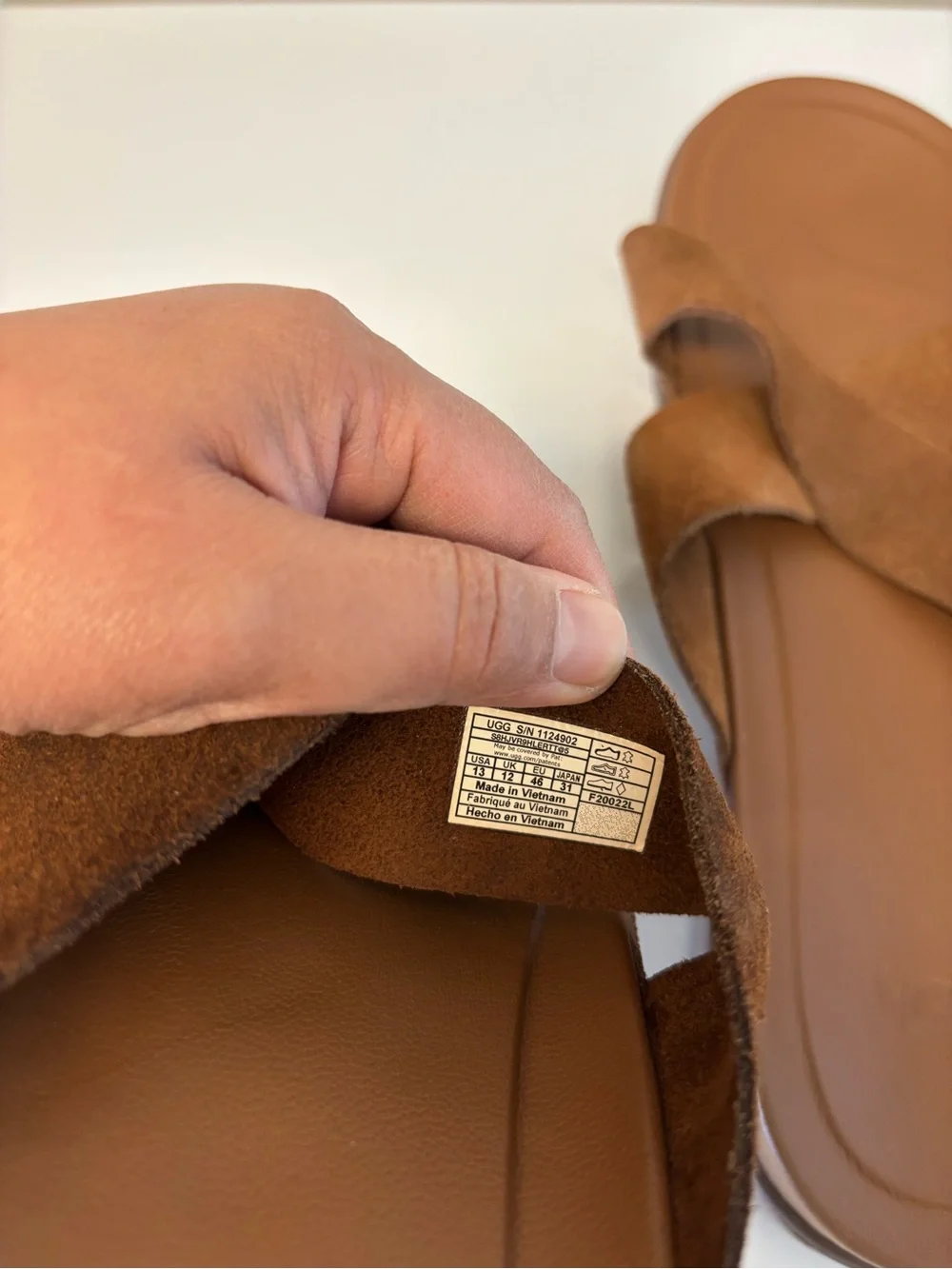 UGG left sandal